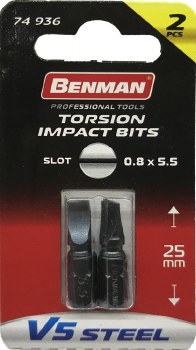 Benman Impact Bits Slot 0.8x5.5mm