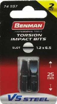 Benman Impact Bits Slot 1.2x6.5mm