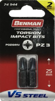 Benman Impact Bits Pozi PZ3