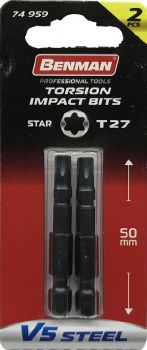 Benman Impact Bits Star T27 50mm