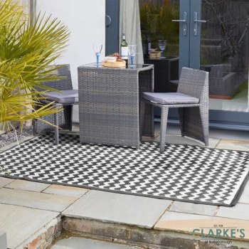 Alfresco Atlantis Grey - Outdoor Rug 150 x 210cm