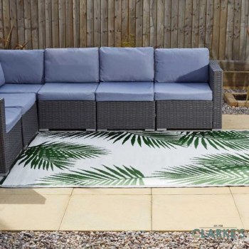 Alfresco Tropicana Green - Outdoor Rug 150 x 210cm