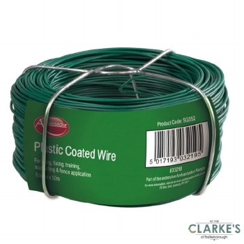 Ambassador Plastic Coated Wire 50 meter