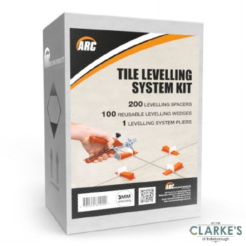 ARC Tile Levelling System Kit 3mm Spacers