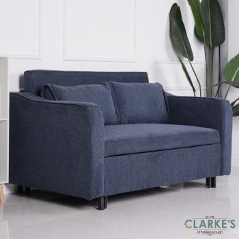 Aspen Sofa Bed Denim Patchwork