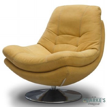 Axis Swivel Chair Gold