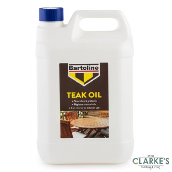 Bartoline Teak Oil 5 Litre