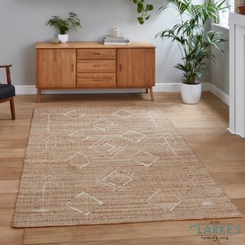 Bazaar 24831 Natural Jute Rug 120 x 170cm