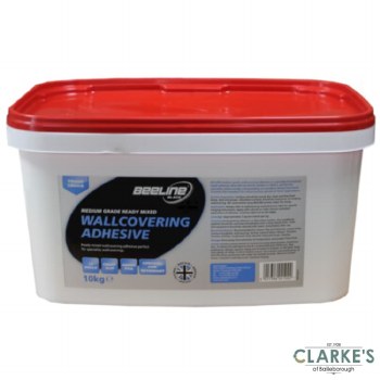 Beeline Medium Grade Ready Mixed Wallcovering Adhesive 10 Litre