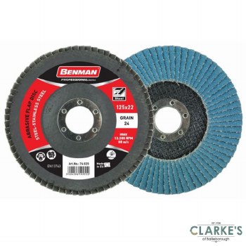 Benman Abrasive 115mm Flap Disc Grade 100