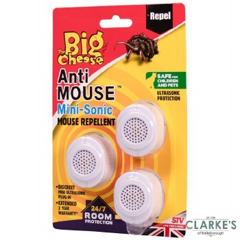 Big Cheese Mini Sonic Mouse Repellents 3 Pack