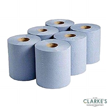 Blue Paper Rolls Pack of 6