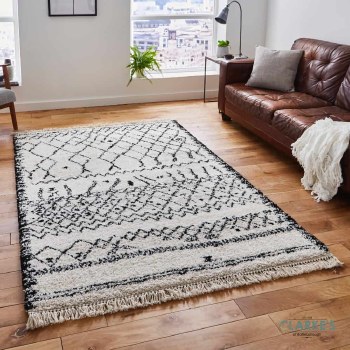 Boho 5402 Black/White Rug 120 x 170cm
