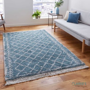Boho 7043 Blue Rug 120 x 170cm