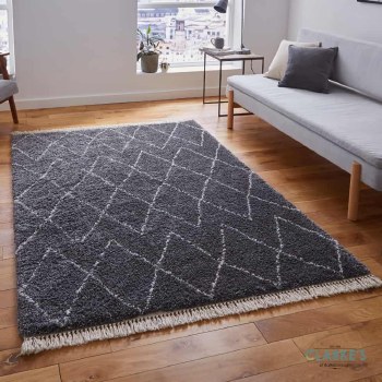 Boho 8280 Grey Rug 160 x 230cm