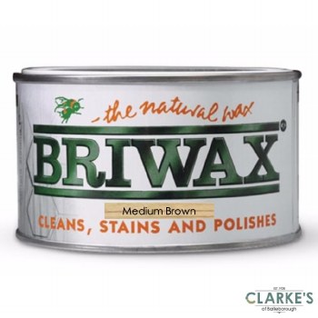 Briwax Original Wax Medium Brown 400g