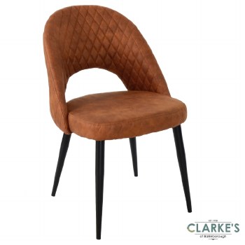 Carla Dining Chair Rust