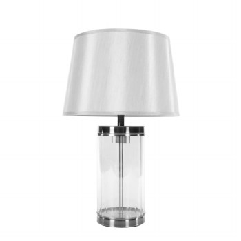 Carlee Table Lamp Silver 55cm