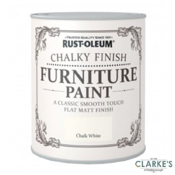 Rust-Oleum Chalky Finish Furniture Paint Chalk White 125 ml