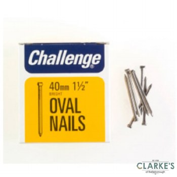 Challange Oval Wire Nails 40mm