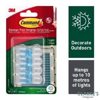 Command 3M Outdoor Light Clips
