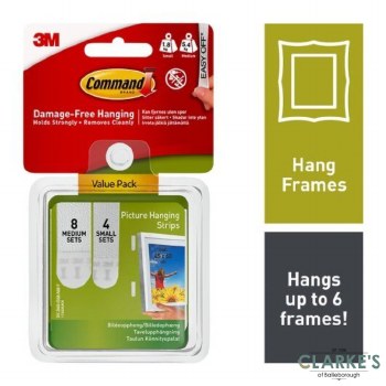 Command 3M Picture Hanging Strips Value Pack