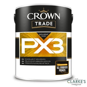 Crown PX3 Trade Primer White 1 Litre