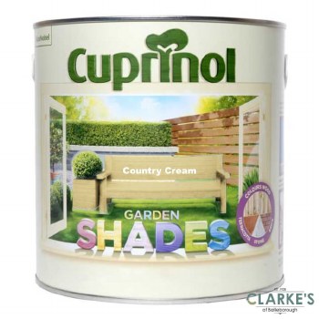 Cuprinol Garden Shades Country Creem 2.5 Litre