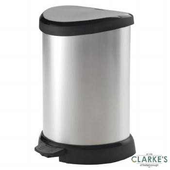 Curver Deco D-Shape Pedal Bin 20 Litre