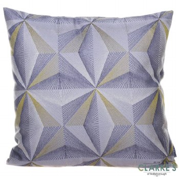 Geo Beam Abstract Green Cushion