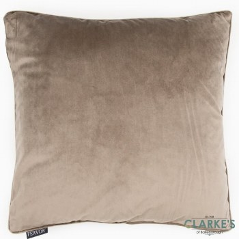 Velvet Mink Piped Cushion