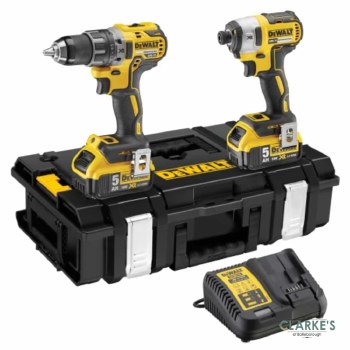 DeWalt DCK266P2 Brushless Twin Pack | Combi Drill & Impact Drive