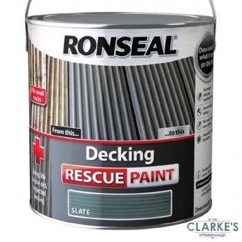 Ronseal Decking Rescue Paint Slate 2.5 Litre