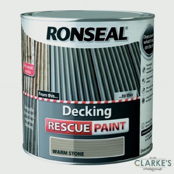 Ronseal Decking Rescue Paint Warm Stone 2.5 Litre