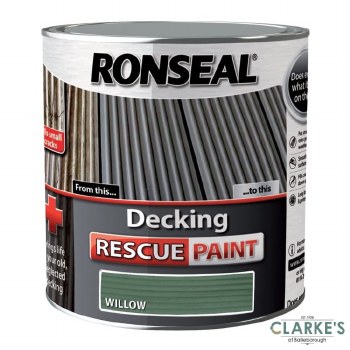 Ronseal Decking Rescue Paint Willow 2.5 Litre