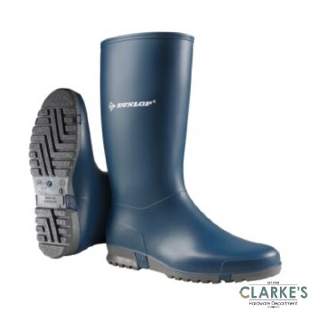 Dunlop Ladies Navy Wellies Size 6.5
