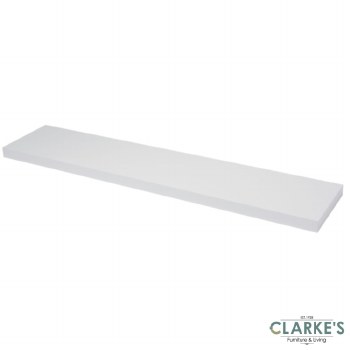 Duraline Floating Shelf Gloss White 118 cm