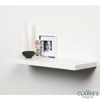 Duraline Floating Shelf Gloss White 60 cm