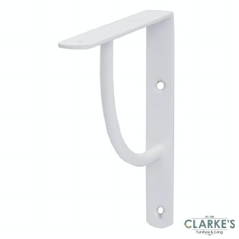 Duraline Mini Swing Shelf Bracket White 14.5 cm
