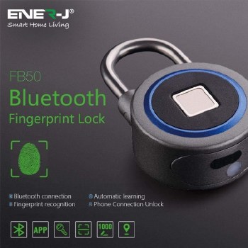 ENER-J Smart Bluetooth Fingerprint Padlock