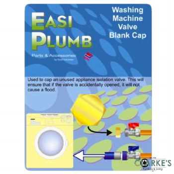 Easi Plumb 3/4" Washing Machine Valve Blank Cap