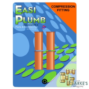 Easi Plumb 3/4" Copper Inserts 4 Pieces