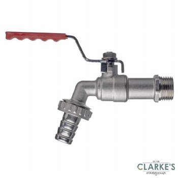 Lever Action Hose Union Bibcock 3/4"
