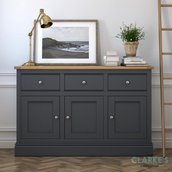 Edinburgh Large Sideboard Charcoal
