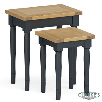 Edinburgh Nest of 2 Tables Charcoal