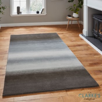 Elements EL2267 Grey Wool Rug 120 x 170cm