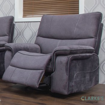 Emilio Recliner Armchair Dark Grey
