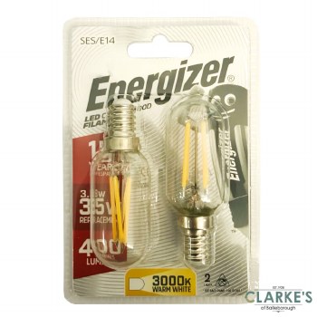 Energizer Led Filament E14 Bulbs 2 Pack