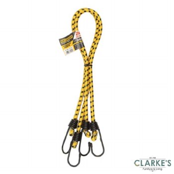 F.F. Group Bungee Straps 60 cm | Pack of 2