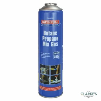 Faithfull Butane Propane Mix Gas Cartridge 350g